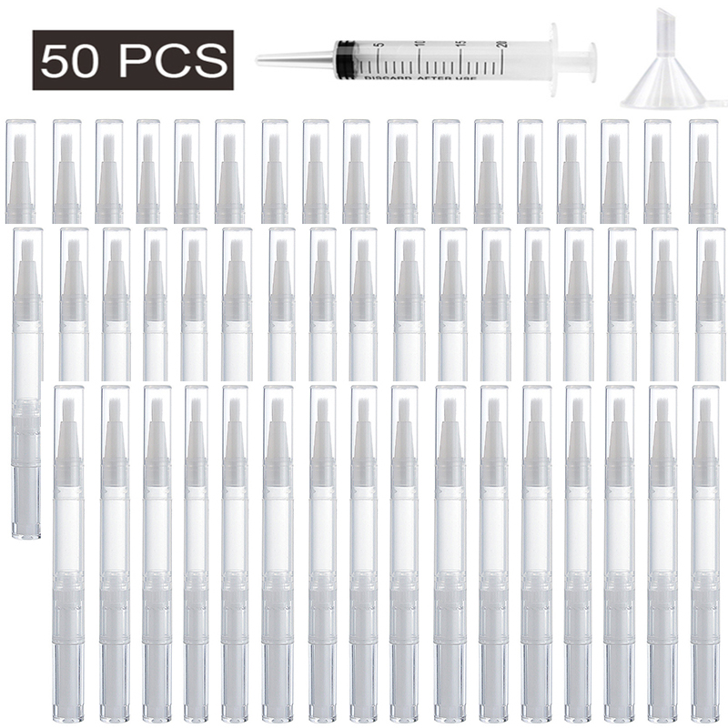 Cuticle Oil Pen - 5/10/50 шт. 3 мл пустые прозрачные