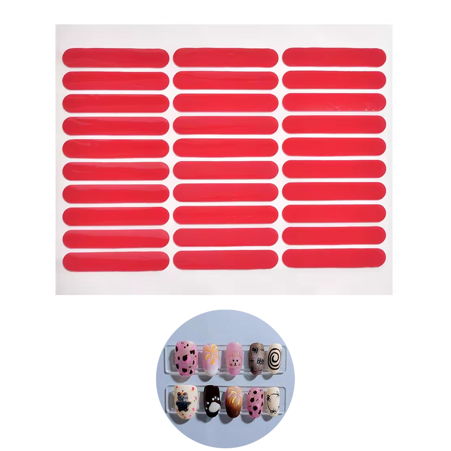 Striping Tape Nail - LULAA двусторонняя хрустальная лента для дизайна
