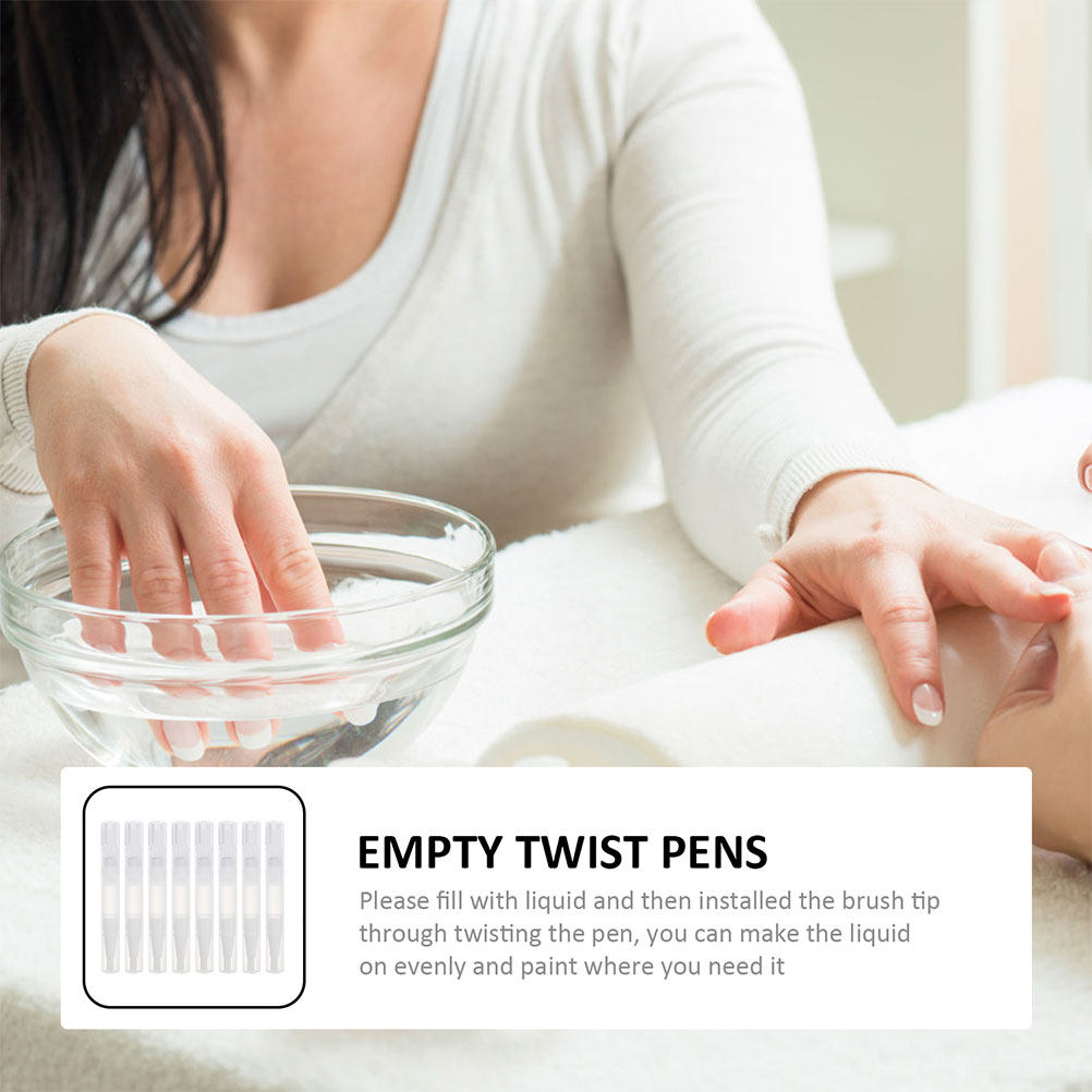 Cuticle Oil Pen - Набор из 8 пустых ручек-аппликаторов для