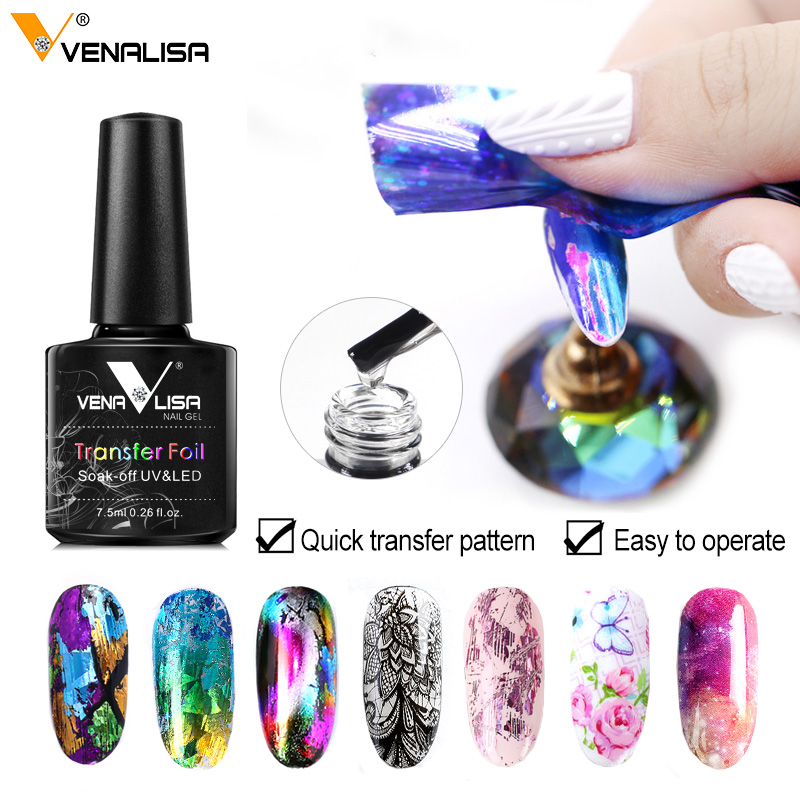 Nail Foil Transfer - Venalisa 7,5 мл переносная фольга гель-лак