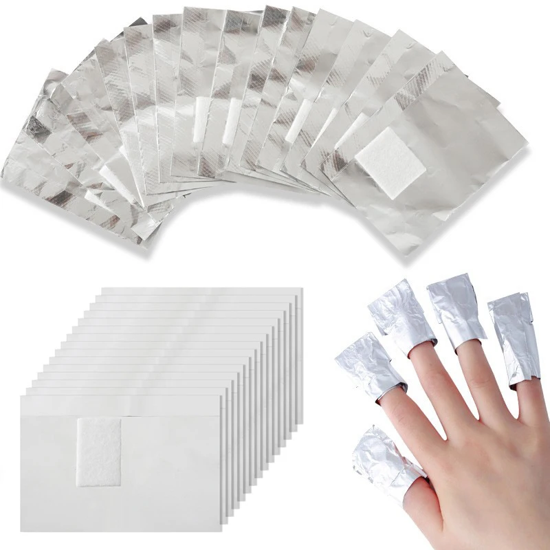 Nail Foil Transfer - 100 шт. сумка из алюминиевой фольги