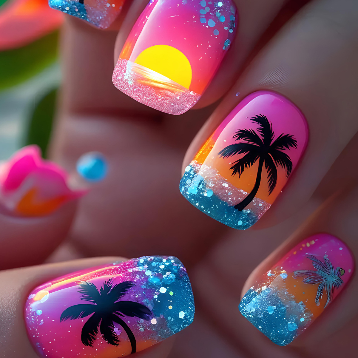 Nail Art Y2K - 24 шт./набор: Короткие, средние и длинные