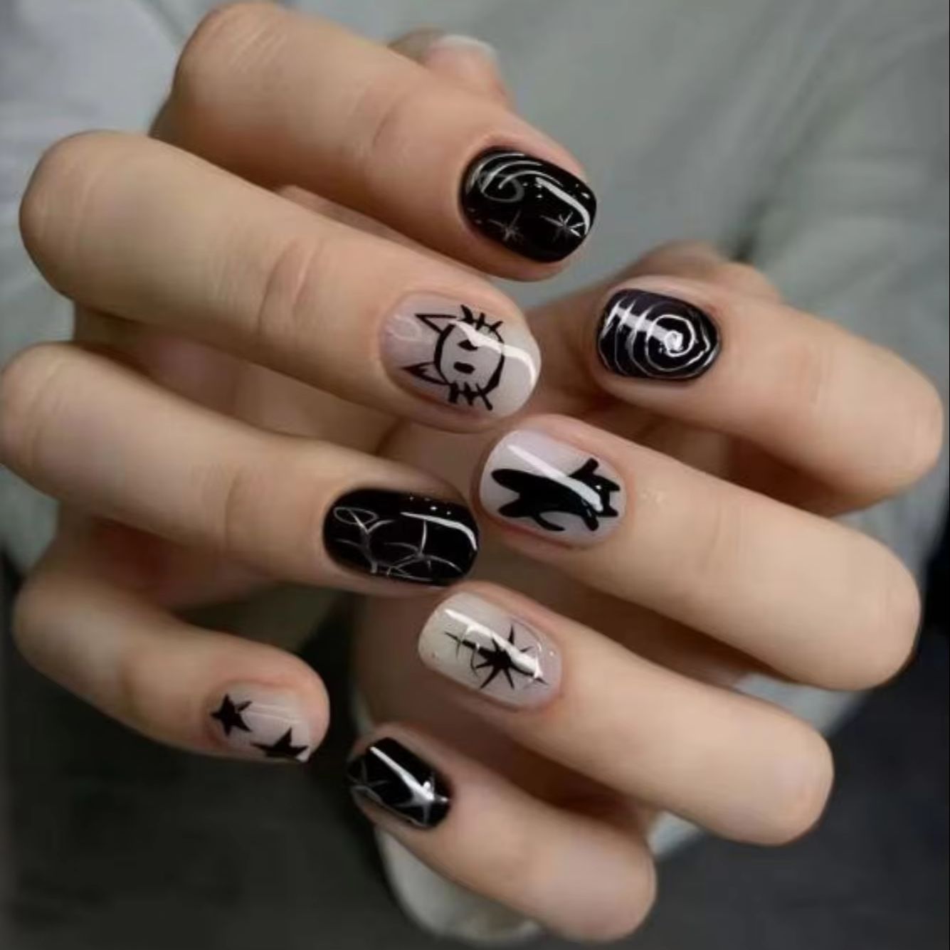Nail Art Y2K - 24 шт. накладных ногтей для маникюра: