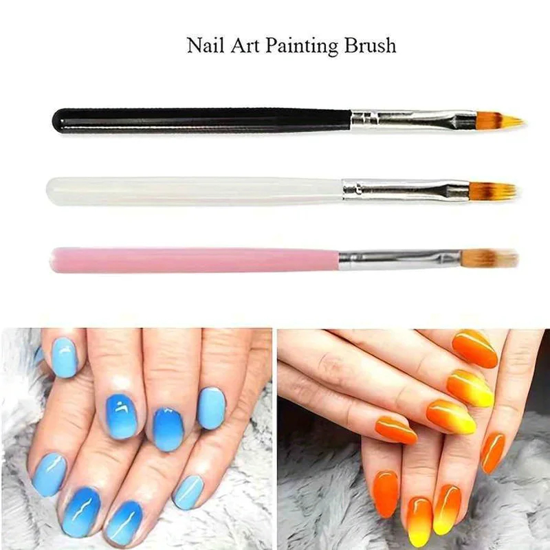 Nail Art Ombre - Набор кистей для дизайна ногтей (3-18