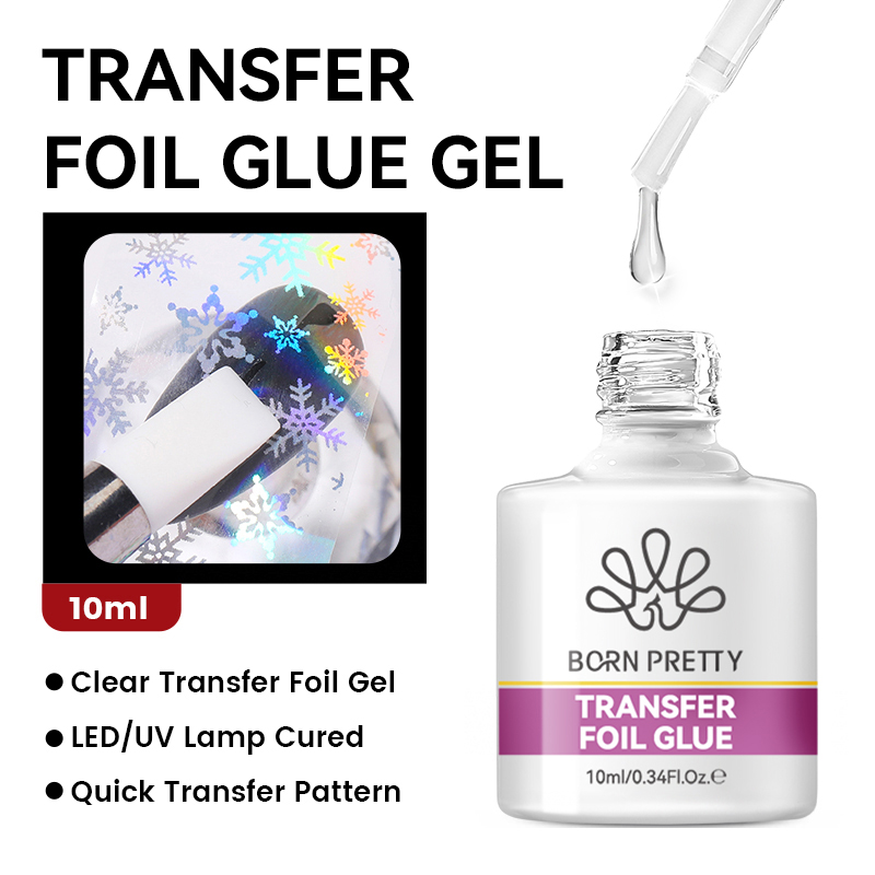 Клей-гель для фольги BORN PRET – обзор и цена Nail Foil Transfer