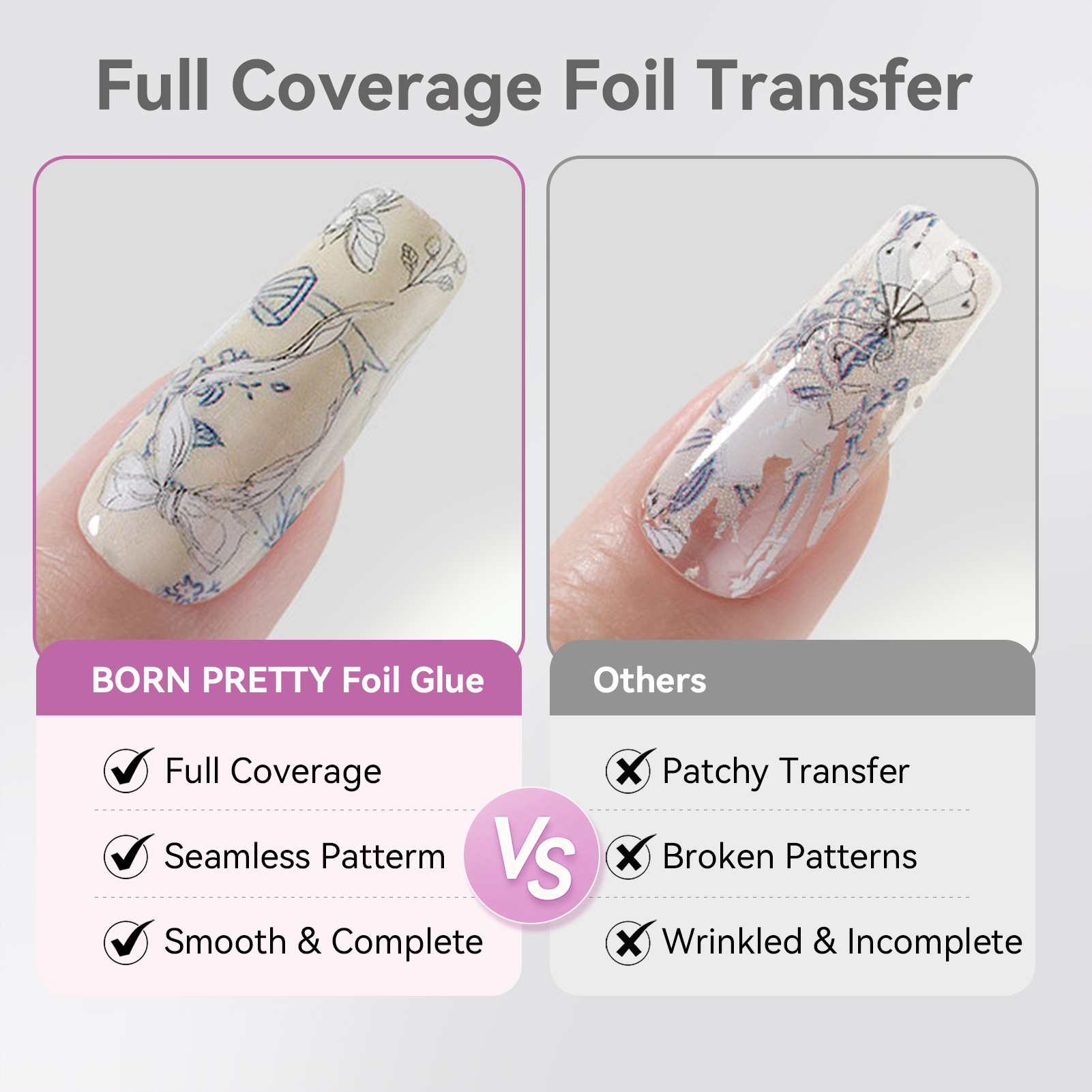 Клей-гель для фольги BORN PRET – обзор и цена Nail Foil Transfer