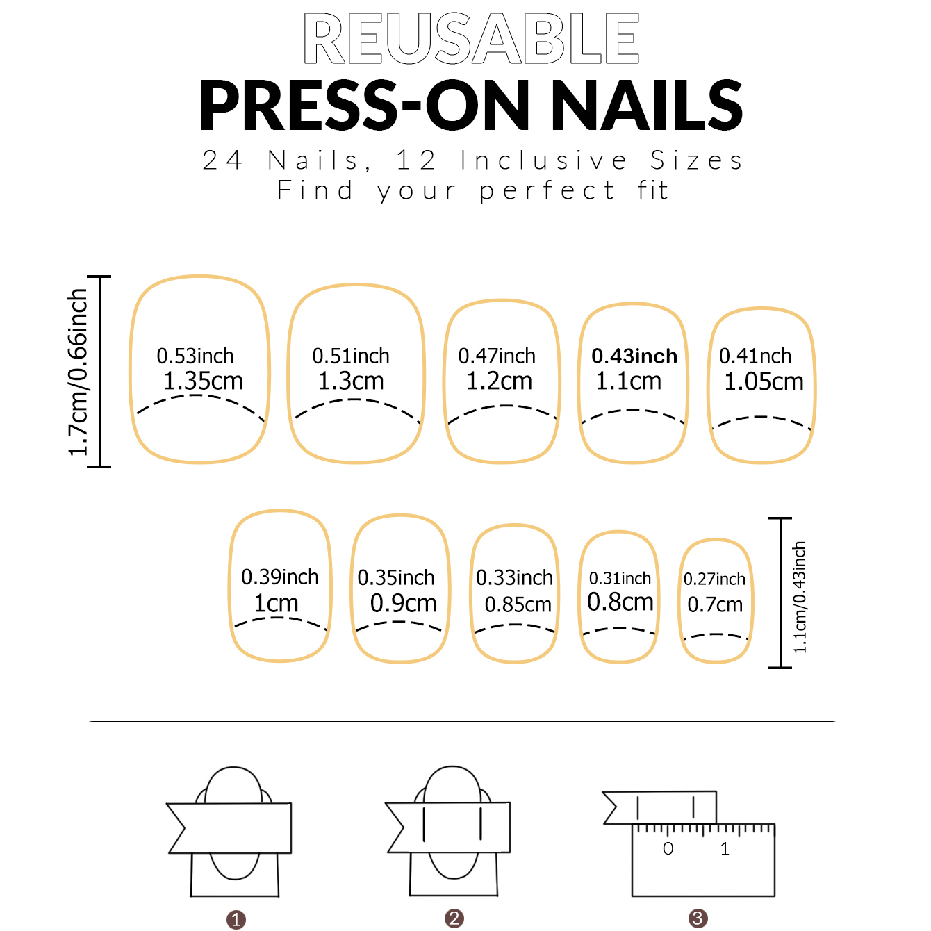 24 шт. французских коротких кв – обзор и цена Nail Art French