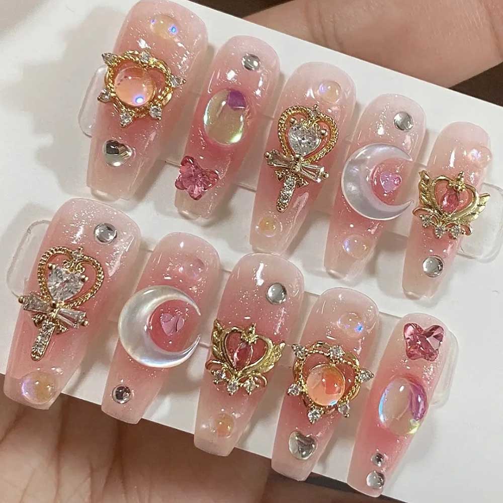 24 шт./кор., роскошные розовые – обзор и цена Nail Art Y2K
