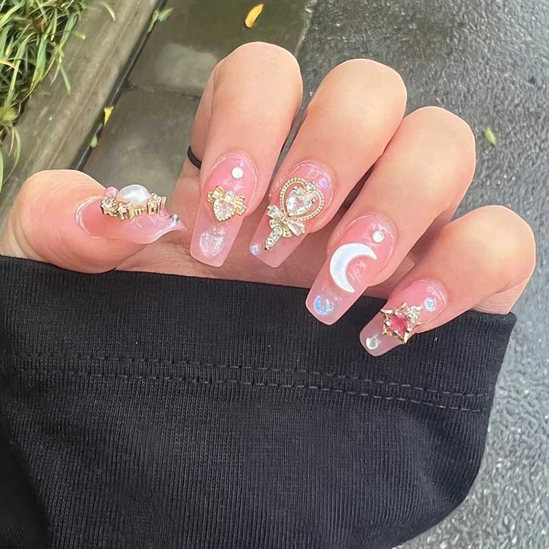 24 шт./кор., роскошные розовые – обзор и цена Nail Art Y2K
