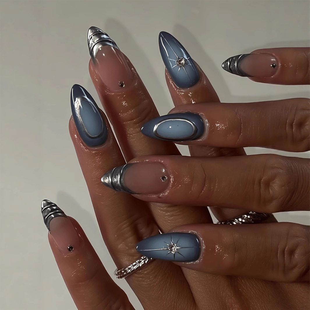 24 шт., набор коротких миндаль – обзор и цена Nail Art French
