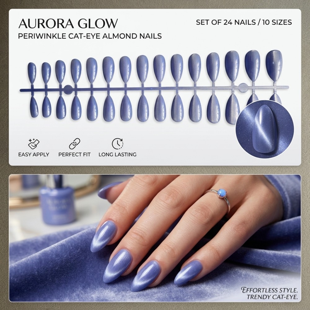24 шт. коротких квадратных нак – обзор и цена Nail Art Extension Cat Eye