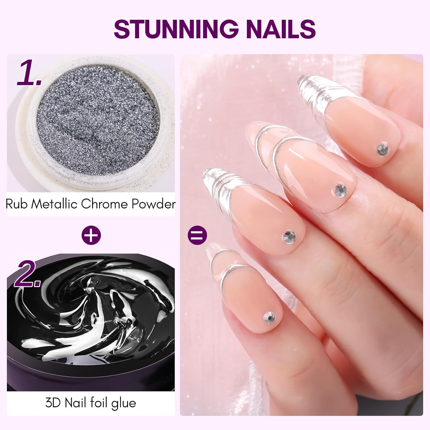Гель для ногтей Makartt 3D, 8  – обзор и цена Nail Foil Transfer