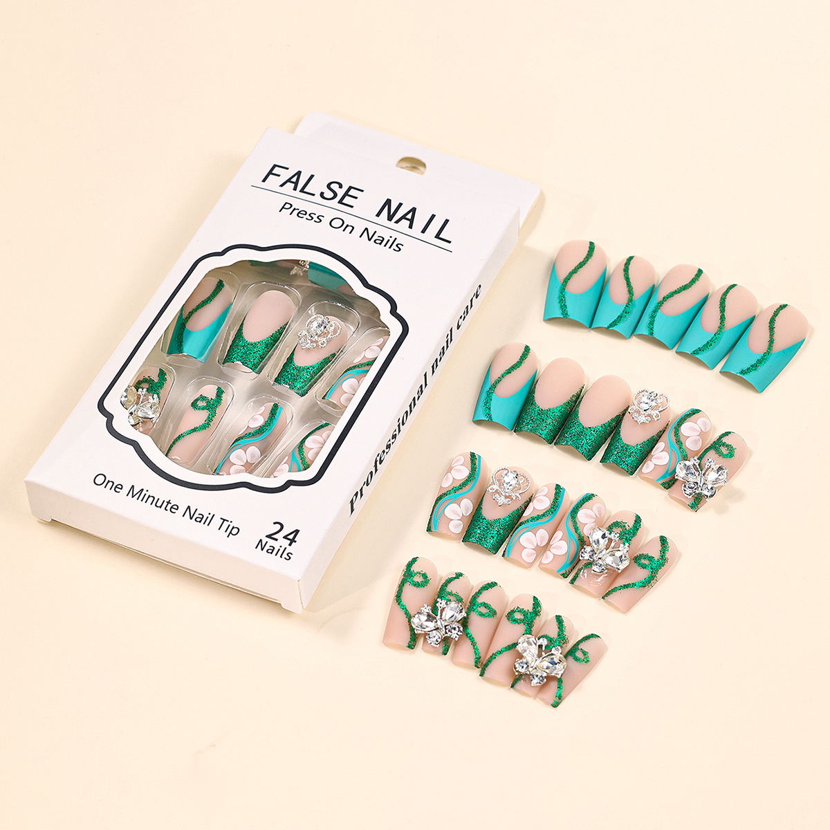 Накладные ногти на длинный гро – обзор и цена Nail Art French