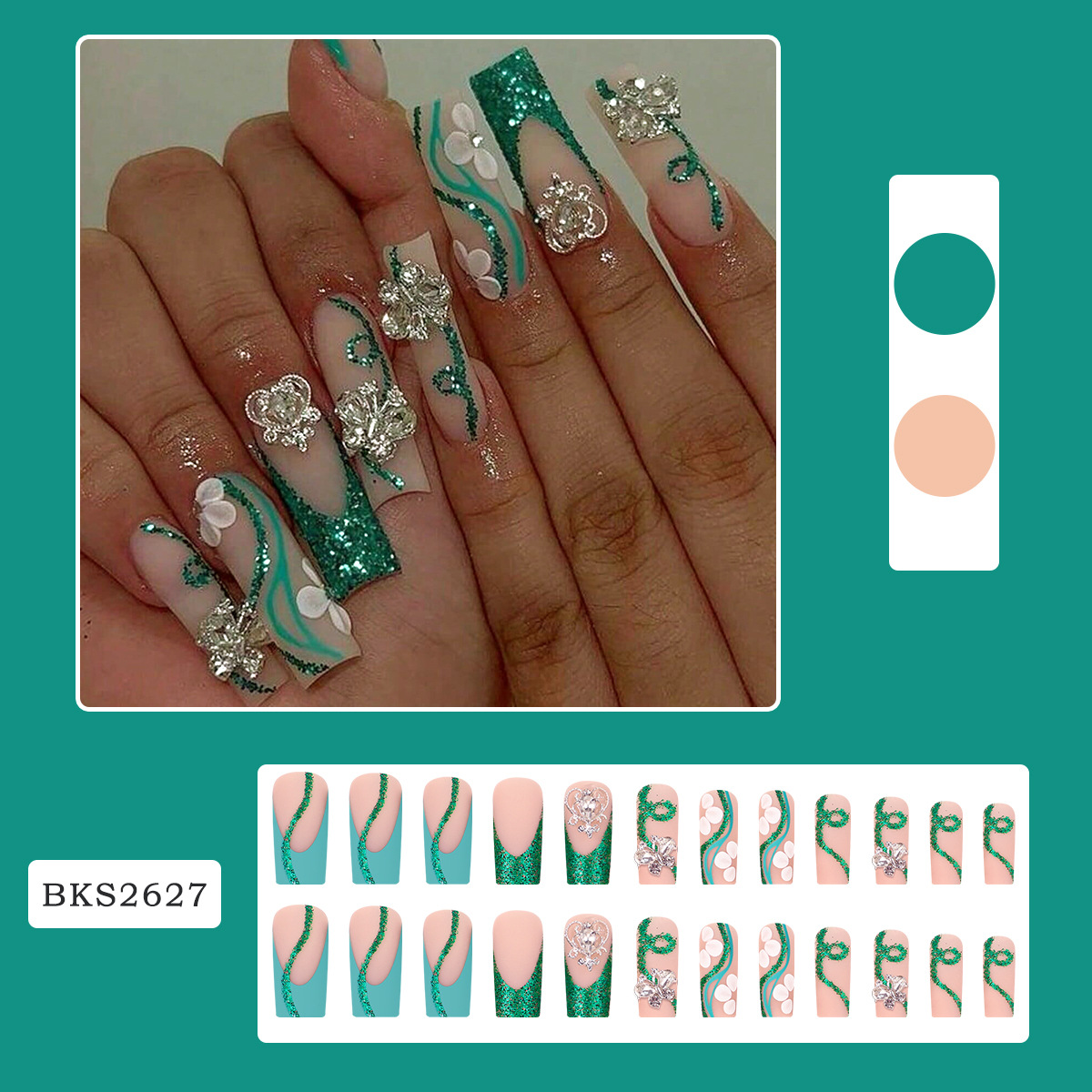 Накладные ногти на длинный гро – обзор и цена Nail Art French