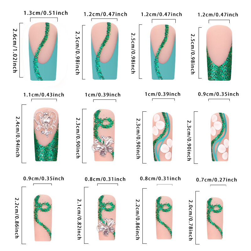 Накладные ногти на длинный гро – обзор и цена Nail Art French