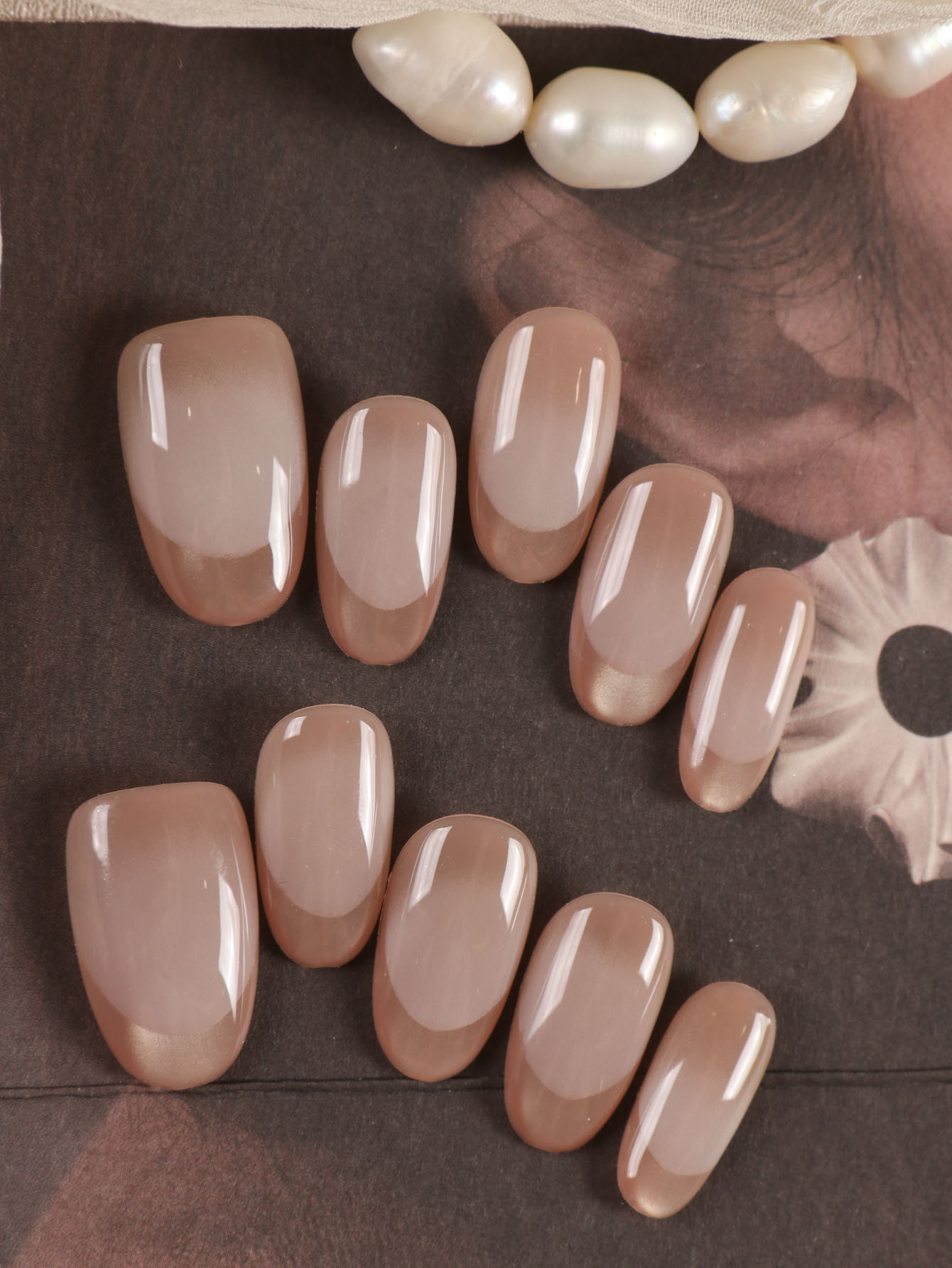 Набор из 10 накладных ногтей:  – обзор и цена Nail Art French