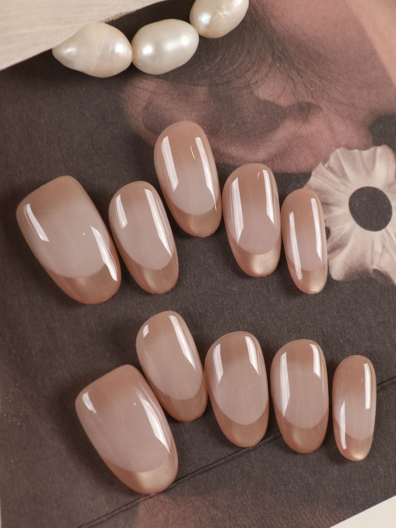 Набор из 10 накладных ногтей:  – обзор и цена Nail Art French