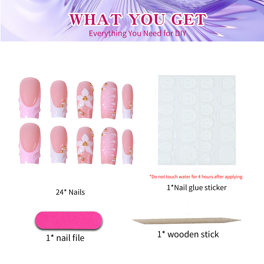24 штуки в коробке. Прямоуголь – обзор и цена Nail Art Y2K