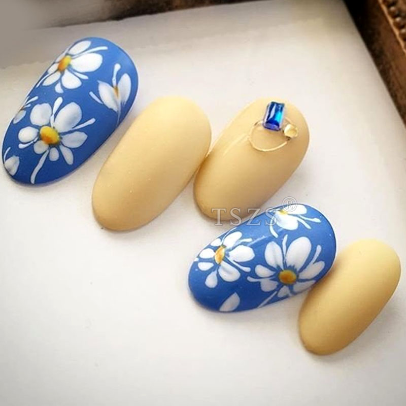 TSZS 200 шт. короткие средние  – обзор и цена Nail Art Navy