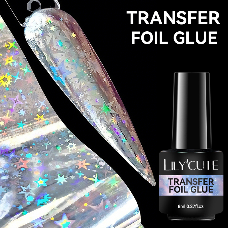 LILYCUTE 8 мл клей-фольга для  – обзор и цена Nail Foil Transfer