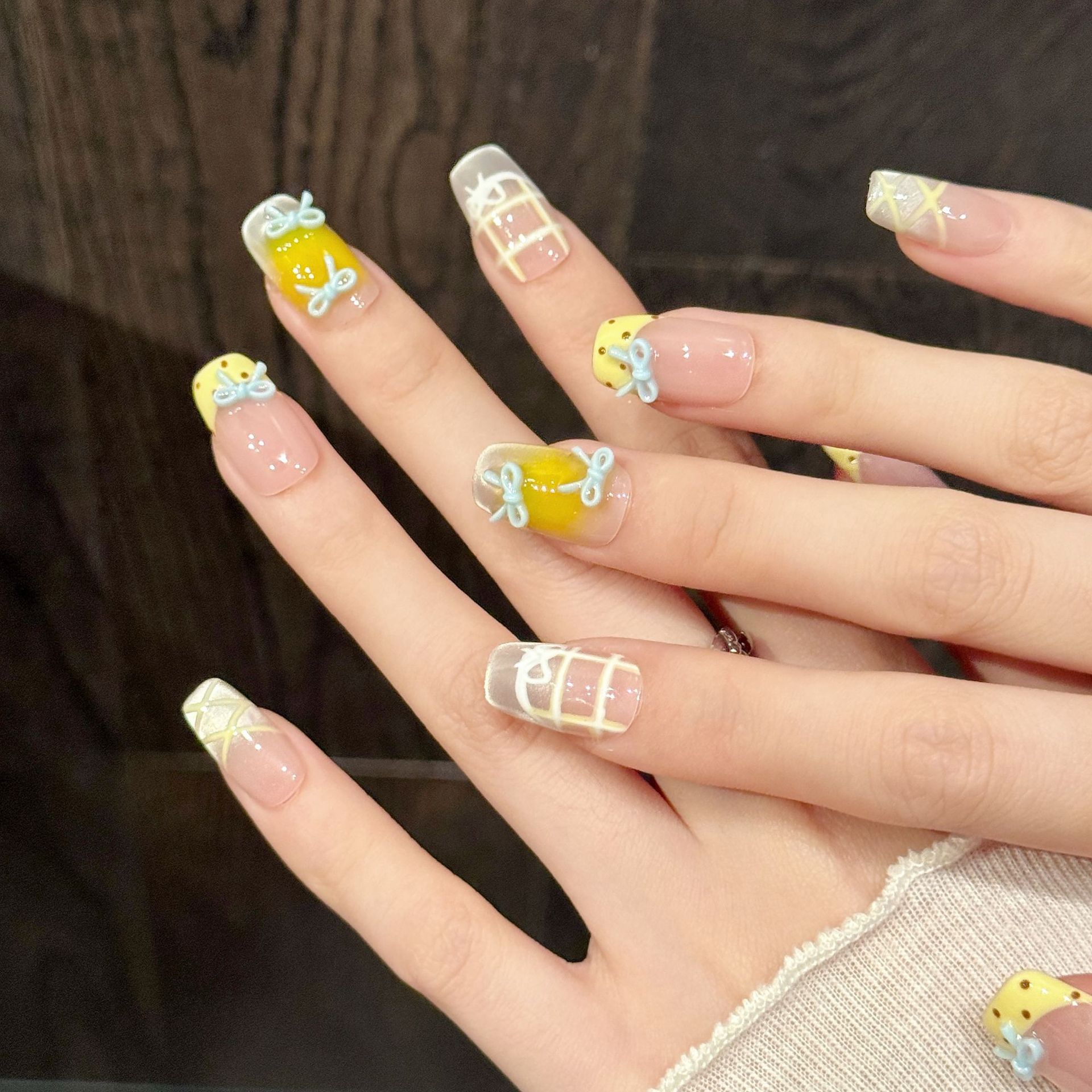 10 шт., милые кавайные накладн – обзор и цена Nail Art Y2K