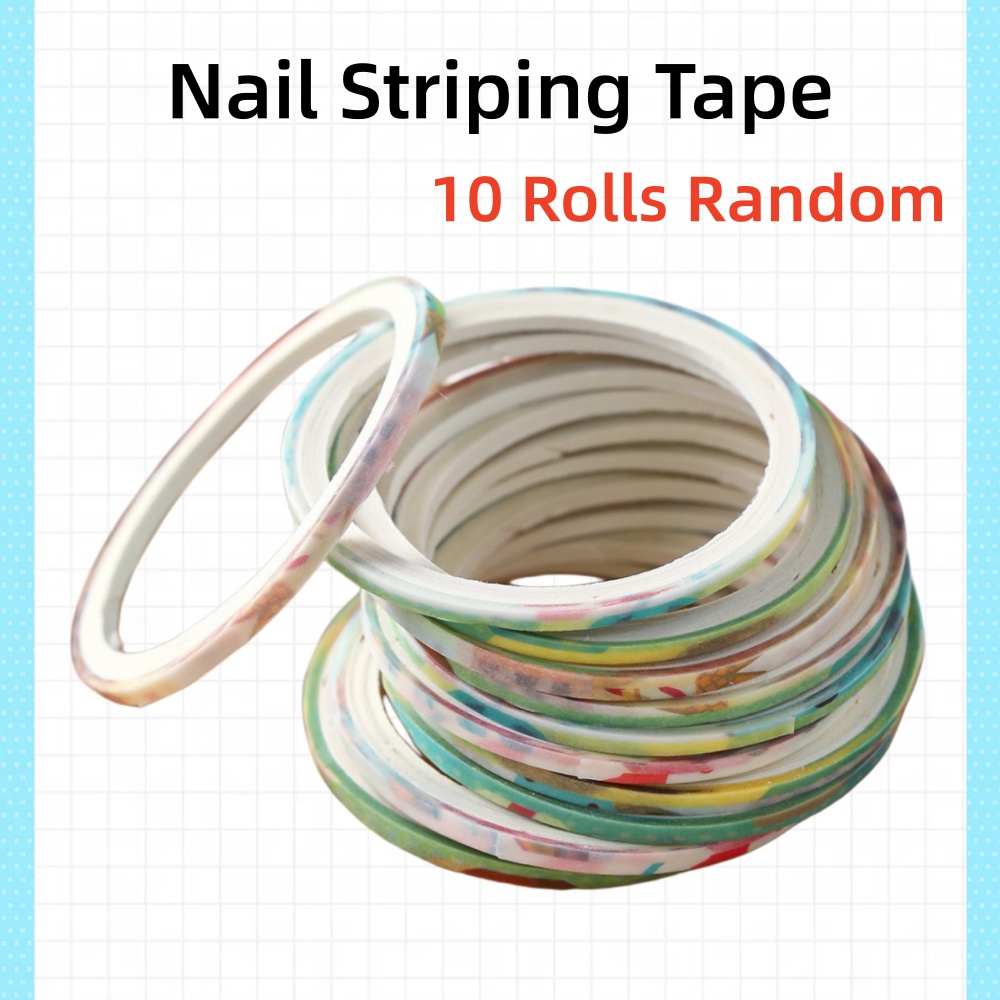Набор из 10 рулонов ленты для  – обзор и цена Striping Tape Nail