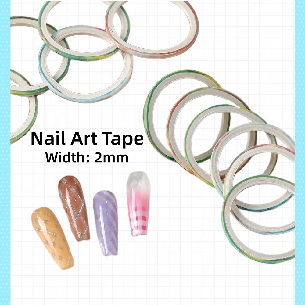 Набор из 10 рулонов ленты для  – обзор и цена Striping Tape Nail