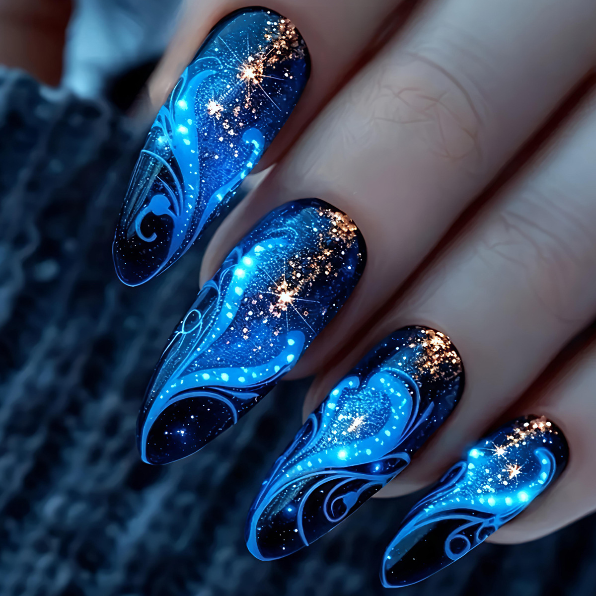 24 шт./набор: Короткие, средни – обзор и цена Nail Art Y2K