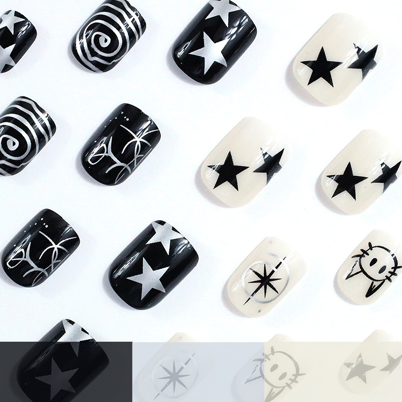 24 шт. накладных ногтей для ма – обзор и цена Nail Art Y2K