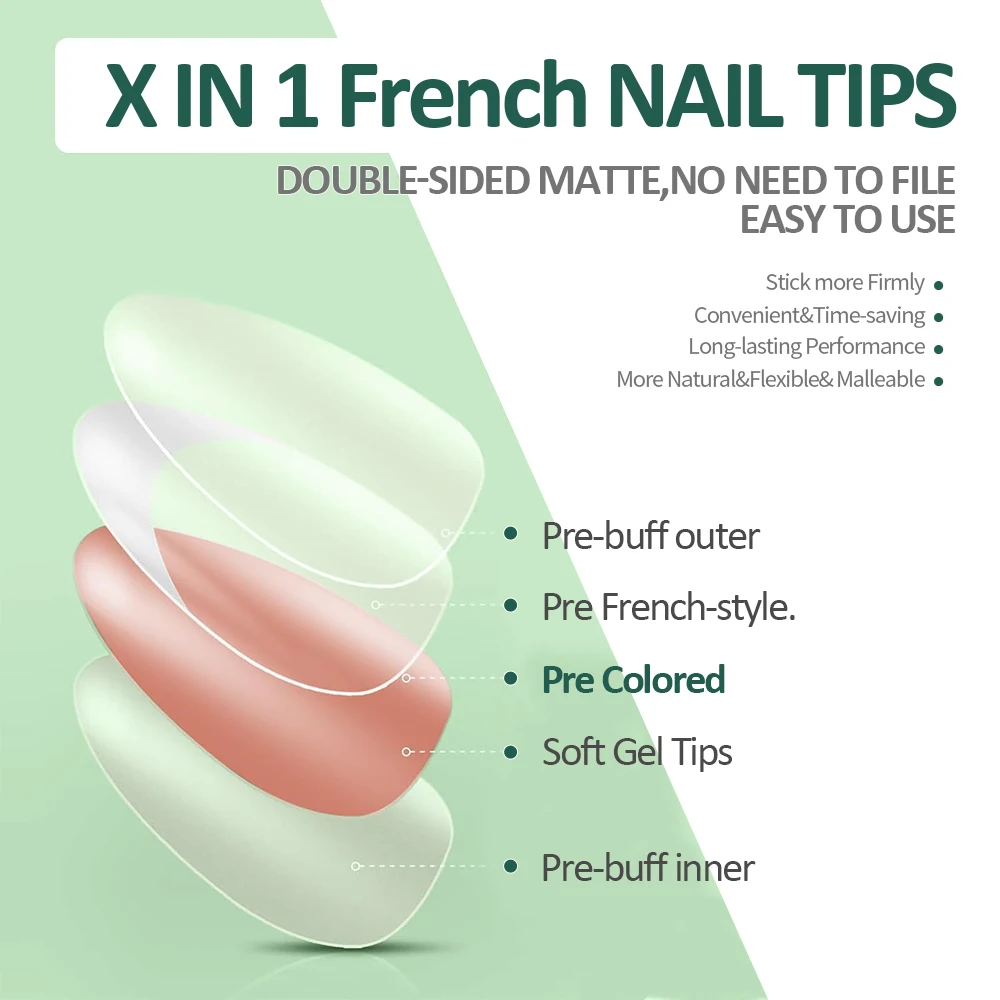 NAILPOP 150 ШТ. Короткий пресс – обзор и цена Nail Art French