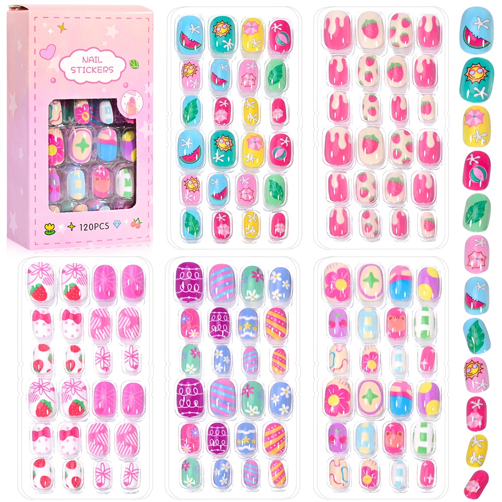 120 шт., 5 комплектов, конфеты – обзор и цена Nail Art Y2K