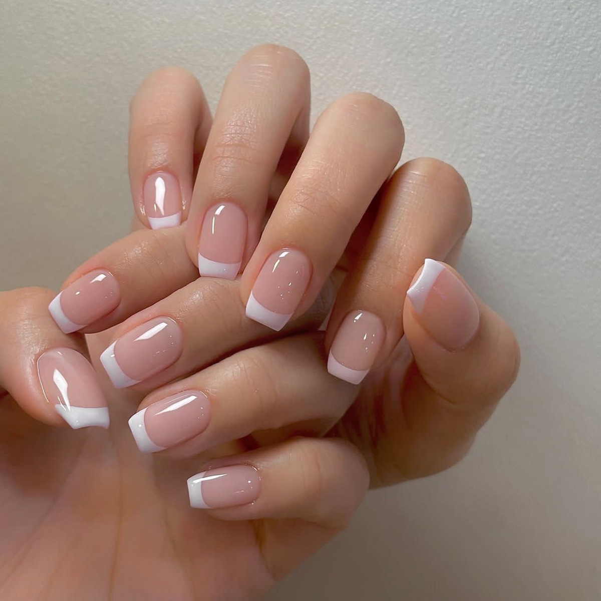 Набор из 24 коротких накладных – обзор и цена Nail Art French
