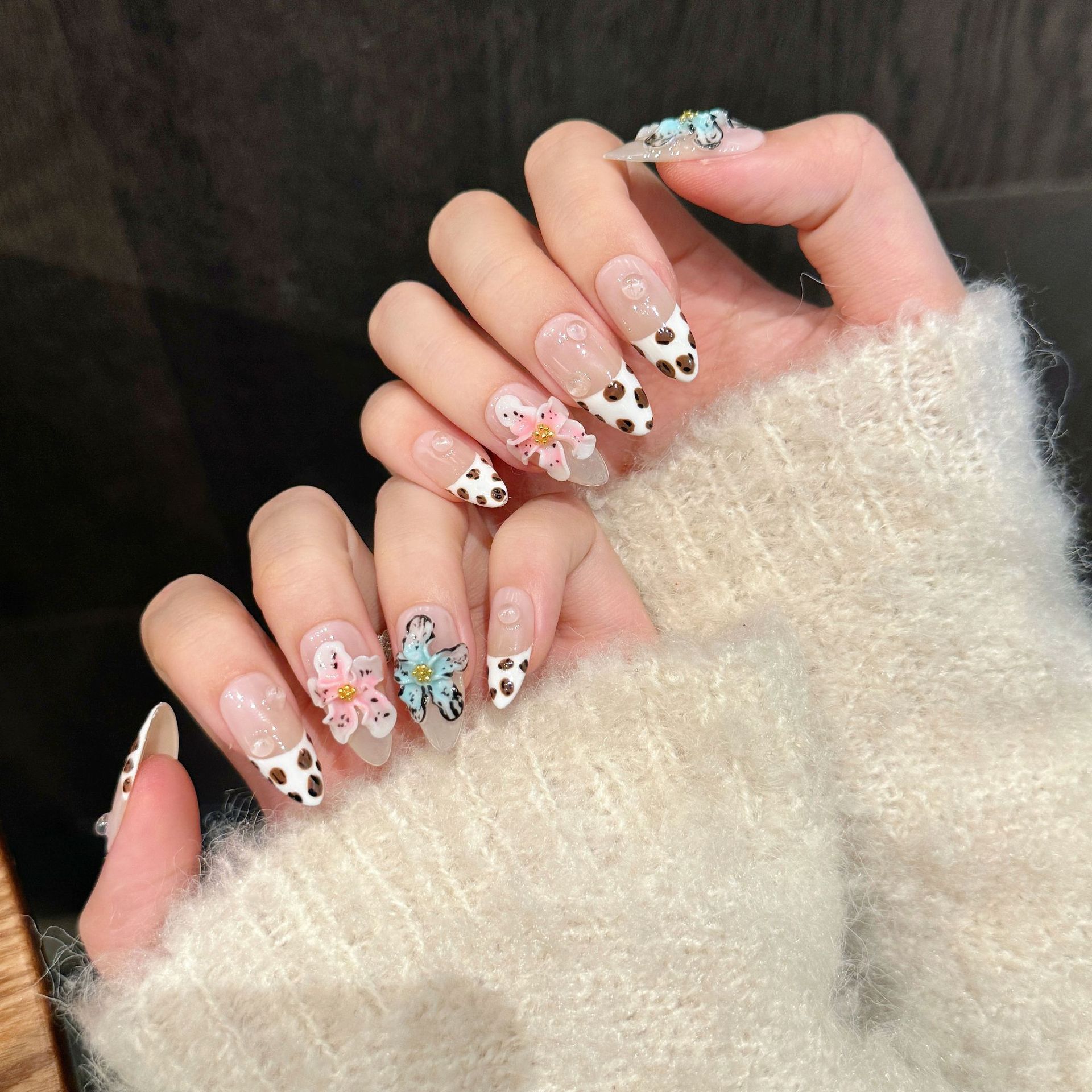 10 шт. глянцевые миндалевидные – обзор и цена Nail Art French