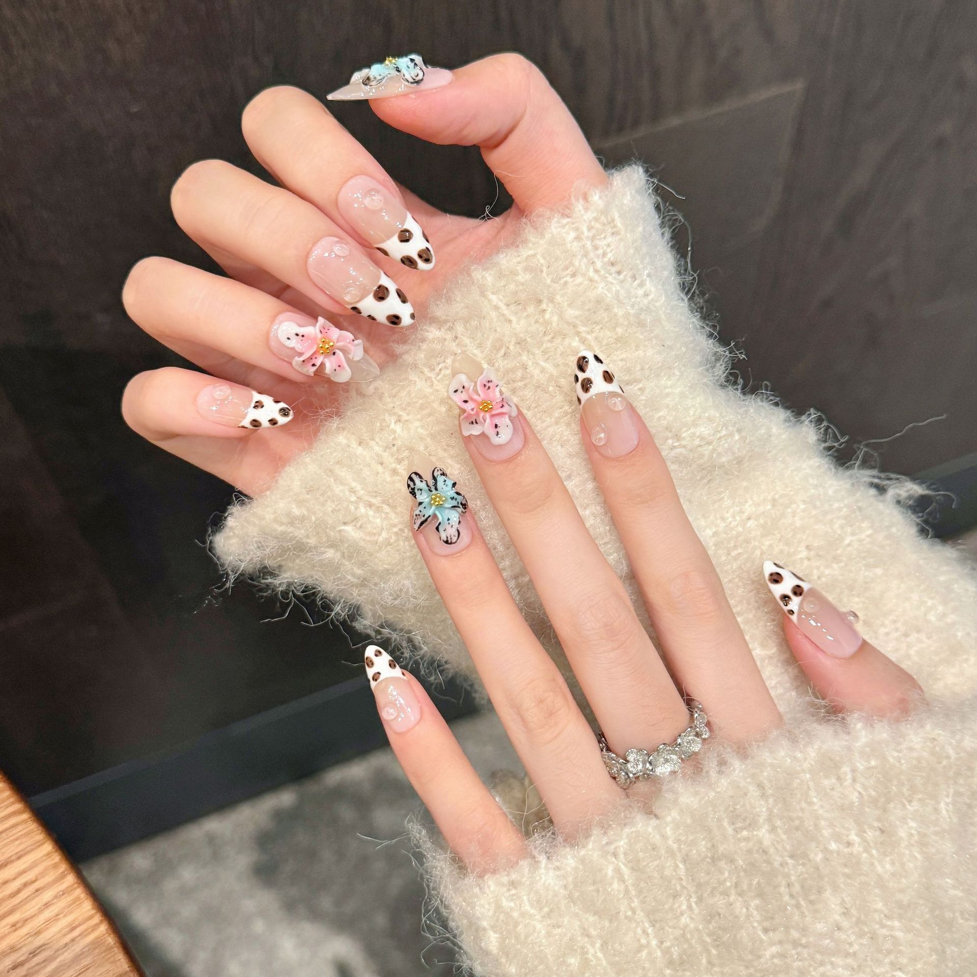 10 шт. глянцевые миндалевидные – обзор и цена Nail Art French