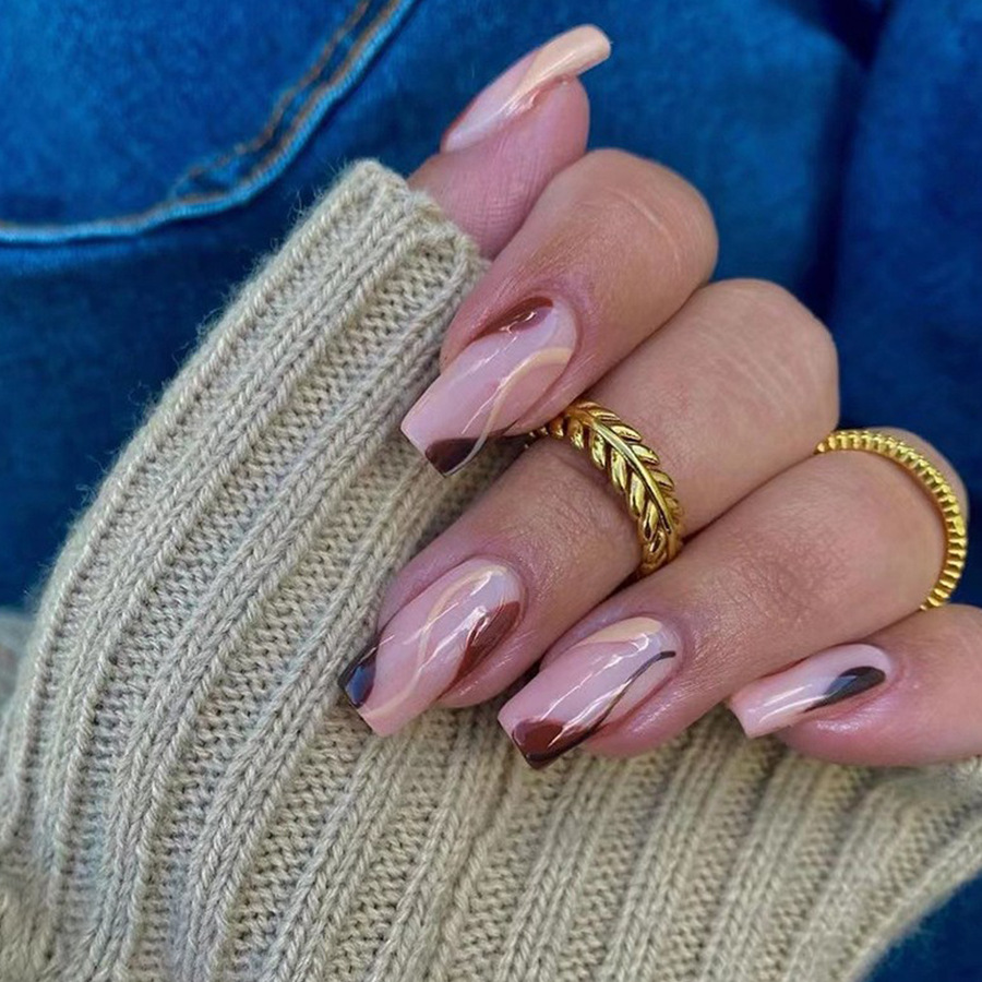 Короткие и средние накладные н – обзор и цена Nail Art Y2K