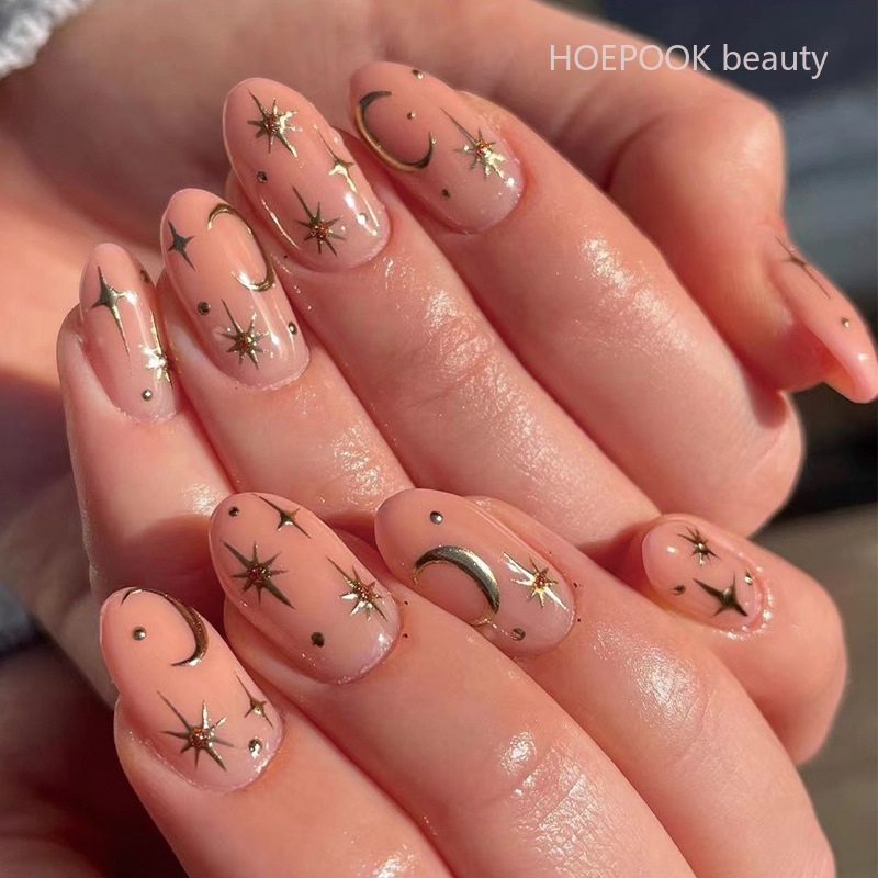 24 шт., розовый градиент, минд – обзор и цена Nail Art Natural Simple