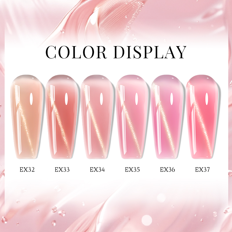 20 мл Нюдово-розовый магнитный – обзор и цена Nail Art Extension Cat Eye